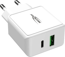 Ansmann HomeCharger HC218PD USB-s töltőkészülék 18 W Aljzat dugó Kimeneti áram (max.) 3000 mA Kimene