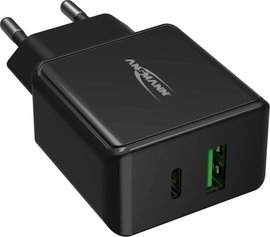 Ansmann HomeCharger HC218PD USB-s töltőkészülék 18 W Aljzat dugó Kimeneti áram (max.) 3000 mA Kimene
