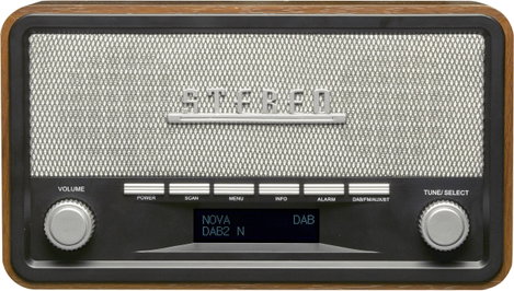 Denver DAB-18 Asztali rádió DAB+, URH AUX Fa