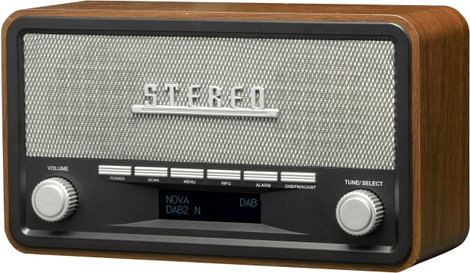 Denver DAB-18 Asztali rádió DAB+, URH AUX Fa 2. kép