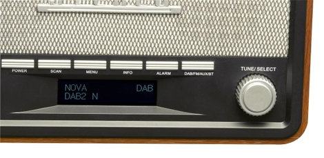 Denver DAB-18 Asztali rádió DAB+, URH AUX Fa 3. kép