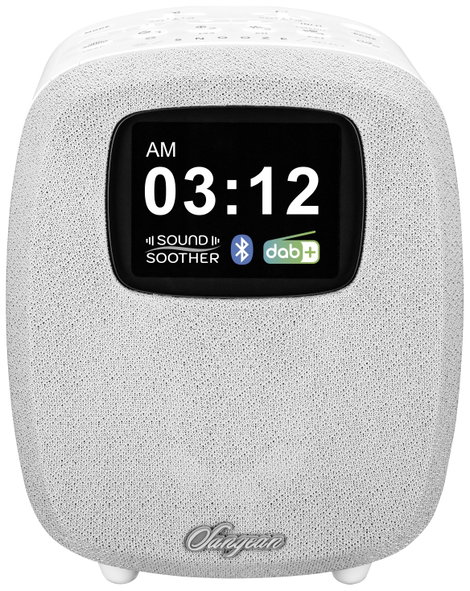 Sangean DCR-83 Asztali rádió DAB+, URH AUX, Bluetooth®, USB Akkutöltő funkció, Ébresztő funkció Fehé 2. kép