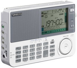 Sangean ATS-909X2 Világvevő URH, HH, AM Ébresztő funkció Fehér