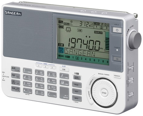 Sangean ATS-909X2 Világvevő URH, HH, AM Ébresztő funkció Fehér 3. kép