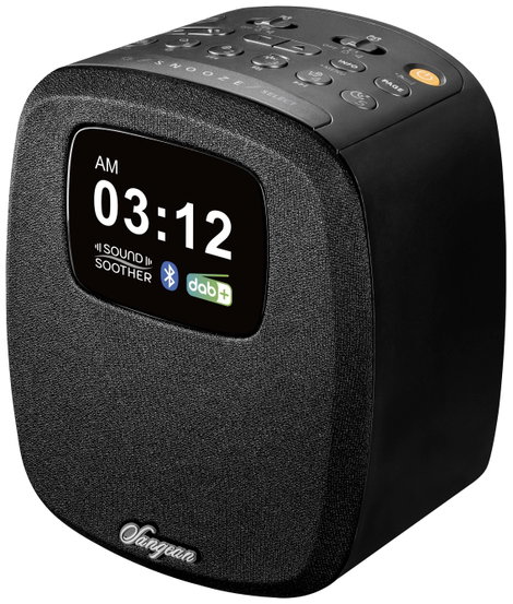 Sangean DCR-83 Asztali rádió DAB+, URH AUX, Bluetooth®, USB Akkutöltő funkció, Ébresztő funkció Feke 3. kép