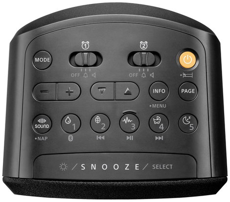 Sangean DCR-83 Asztali rádió DAB+, URH AUX, Bluetooth®, USB Akkutöltő funkció, Ébresztő funkció Feke 5. kép