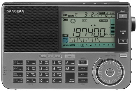 Sangean ATS-909X2 Világvevő URH, HH, AM Ébresztő funkció Fekete 2. kép