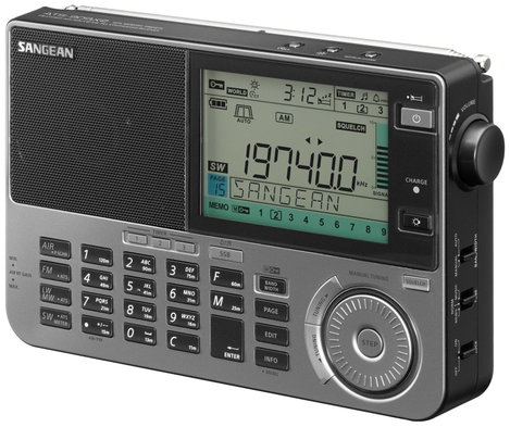 Sangean ATS-909X2 Világvevő URH, HH, AM Ébresztő funkció Fekete 3. kép