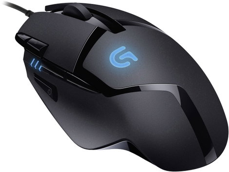 Logitech Hyperion Fury G402 Gamer egér USB Optikai Fekete 8 Gombok Világít 2. kép