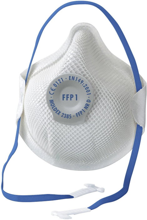 Moldex Smart 238501 Finom por ellen védő maszk szelep nélkül FFP1 D 20 db EN 149:2001, EN 149:2009 D