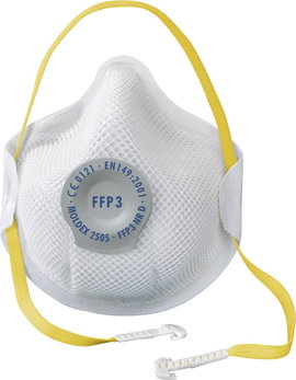 Moldex Smart 250501 Finom por ellen védő maszk szelep nélkül FFP3 D 10 db EN 149:2001, EN 149:2009 D