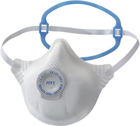 Moldex Smart Solo 249501 Finom por ellen védő maszk szelep nélkül FFP2 D 20 db EN 149:2001, EN 149:2