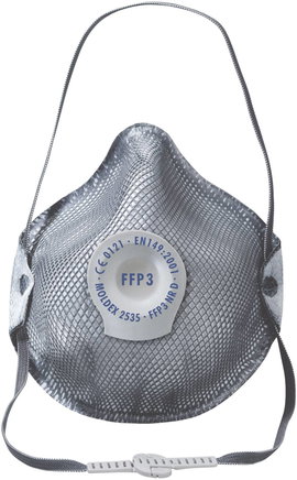 Moldex 253501 Finom por ellen védő maszk szeleppel FFP3 D 10 db