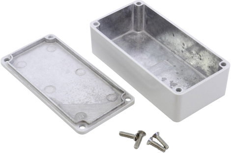 Hammond Electronics 1590G2LG Univerzális műszerdobozok Alumínium öntvény Élénk szürke 1 db 2. kép