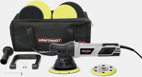Dino KRAFTPAKET 640301 Excentrikus polírozógép 230 V 900 W 1600 - 4200 fordulat/perc 125 mm