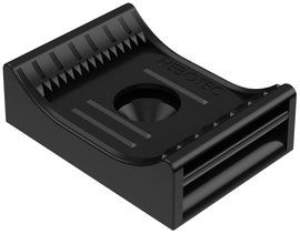 Hebotec KBS 10 - 60 Tépőzár foglalat Felcsavarozható Fekete 1 db