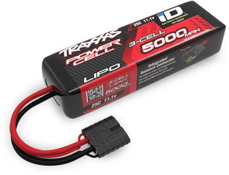 Traxxas Akkucsomag, LiPo 11.1 V 5000 mAh Cellaszám: 3 25 C Soft doboz Traxxas iD