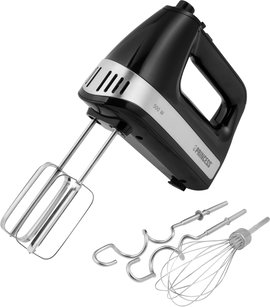 Princess 01.222206.01.001 Kézi mixer 500 W Fekete, Nemesacél