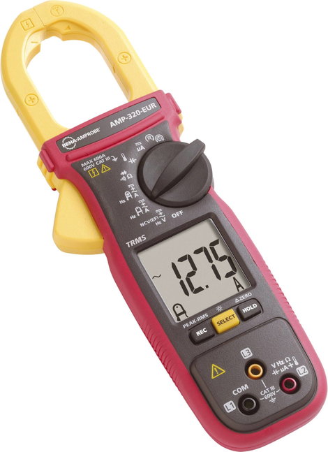 Beha Amprobe AMP-320-EUR Lakatfogó, Kézi multiméter digitális CAT III 600 V Kijelző (digitek): 6000