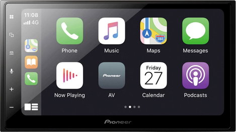 Pioneer SPH-DA250DAB Dupla DIN moniceiver Bluetooth kihangosító, DAB + tuner, AppRadio