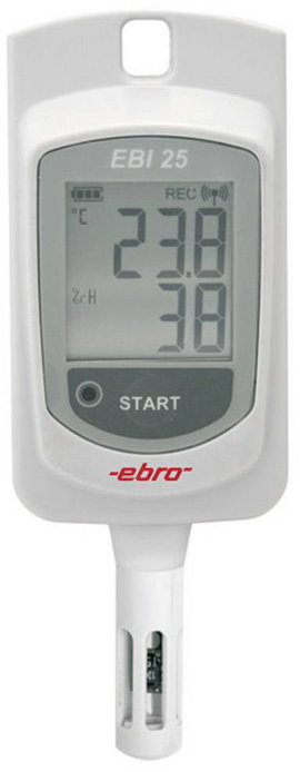 ebro 1340-6202 EBI 25-TH Multi adatgyűjtő Mérési méret Hőmérséklet, Légnedvesség -30 - 60 °C 0 - 100