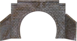 Busch 8198 BUSCH JAEGER N Tunnel-Portal 2 sínes Kész modell