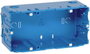 1280 Beépíthető doboz GED50/2blau 142 mm Kék 1 db 4. bélyegkép