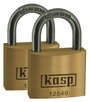 Kasp K12550D2 Függő lakat 50 mm Egyidőben záródó Aranysárga Kulcsos zár bélyegkép