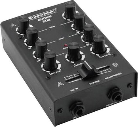 Omnitronic Gnome E-202 2 csatornás DJ keverő