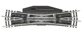 T14960 N Minitrix sín Dupla kereszteződés váltó 129.8 mm 15 ° 362.6 mm