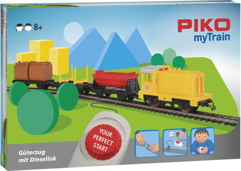 Piko H0 57090 H0 myTrain® indító készlet tehervonat a DB dízelmozdonyával 2. kép