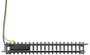 22220 N Fleischmann sín (ágy nélkül) Csatlakozósín 104.2 mm bélyegkép