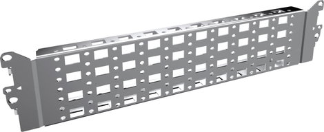 Rittal VX 8100.730 Szerelési váz (H x Sz x Ma) 400 x 23 x 89 mm Nemesacél 2 db