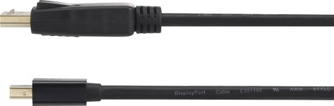 Renkforce Mini DisplayPort / Kijelző csatlakozó Átalakító kábel Mini DisplayPort dugó, DisplayPort d 2. kép