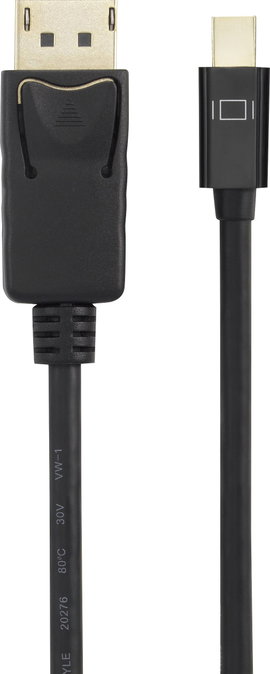 Renkforce Mini DisplayPort / Kijelző csatlakozó Átalakító kábel Mini DisplayPort dugó, DisplayPort d