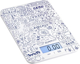 Kern FGE 5K-3 Digitális konyhai mérleg Mérési tartomány (max.) 5000 g Leolvashatóság 1 g Elemekről ü
