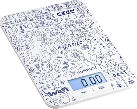 Kern FGE 5K-3 Digitális konyhai mérleg Mérési tartomány (max.) 5000 g Leolvashatóság 1 g Elemekről ü