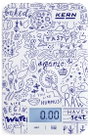 Kern FGE 5K-3 Digitális konyhai mérleg Mérési tartomány (max.) 5000 g Leolvashatóság 1 g Elemekről ü 2. bélyegkép