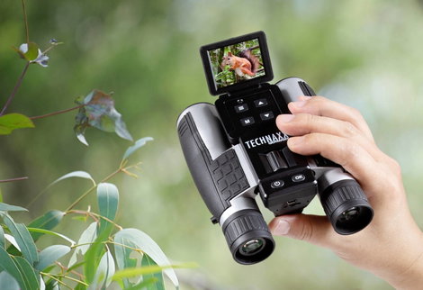 Technaxx Távcső digitális kamerával TX-142 12-szeres 25 mm Binokuláris Fekete/ezüst 4863 2. kép
