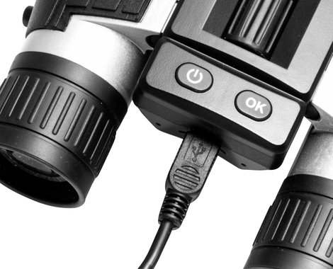 Technaxx Távcső digitális kamerával TX-142 12-szeres 25 mm Binokuláris Fekete/ezüst 4863 3. kép