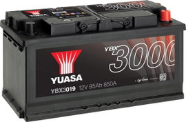 Yuasa SMF YBX3019 Autó akku 95 Ah T1 Cella kiosztás 0