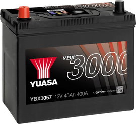 Yuasa SMF YBX3057 Autó akku 45 Ah T1/T3 Cella kiosztás 1