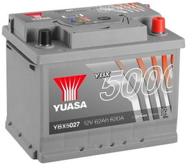 Yuasa SMF YBX5027 Autó akku 12 V 65 Ah T1 Cella kiosztás 0