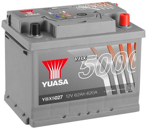 Yuasa SMF YBX5027 Autó akku 12 V 65 Ah T1 Cella kiosztás 0