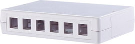 Metz Connect 1309190002KE 6 port Hálózati patchpanel Szereletlen 1 ME