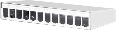 Metz Connect 130861-1202-E 12 port Hálózati patchpanel Szereletlen 1 ME