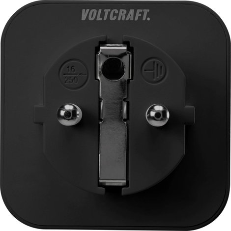 Bluetoothos energiafogyasztás mérő, adatgyűjtő funkció, TRMS, Voltcraft SEM6000 BLACK 4. kép