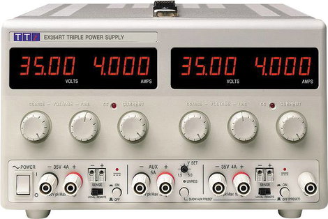 Aim TTi EX354RT Labortápegység, szabályozható 0 - 35 V/DC 0 - 4 A 305 W Kimenetek száma 3 x