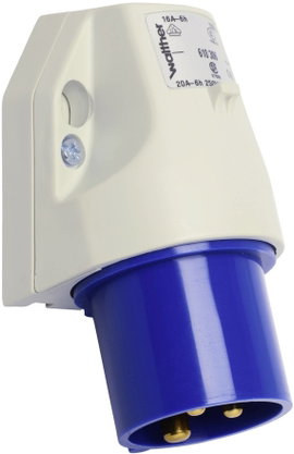 Walther Werke 610306 610306 CEE fali dugó 16 A 3 pólusú 230 V 1 db