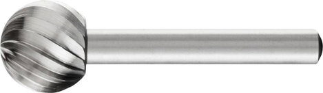 PFERD 22420816 Maróstift HSS Gömb 16 mm Hossz 54 mm Átmérő 16 mm Munkahossz 14 mm Szár átmérő 6 mm 1